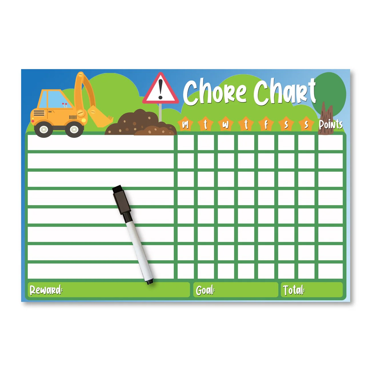 Kids Reward / Chore Chart (Construction) - Image 4