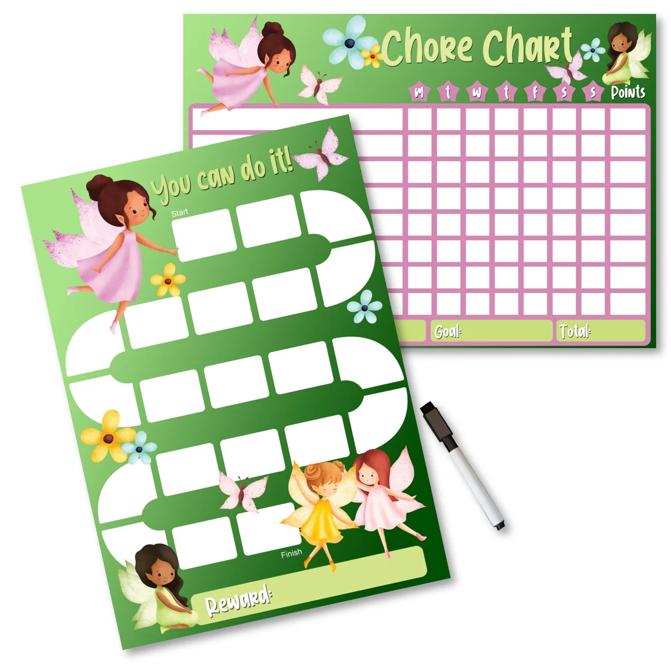 Kids Reward / Chore Chart (Fairies) - Image 5