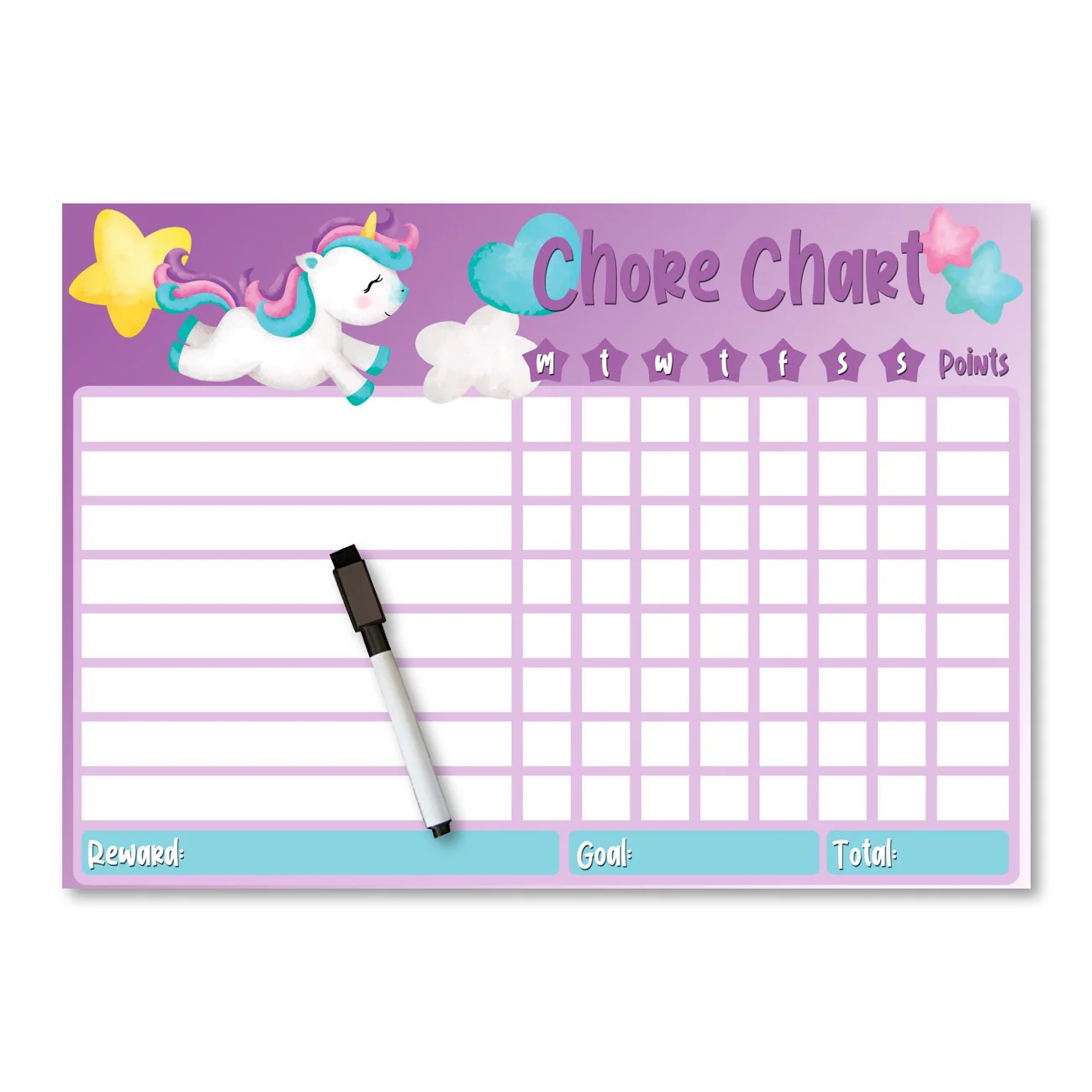 Kids Reward / Chore Chart (Unicorns) - Image 4