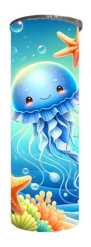 Kids - Under the Sea Design on Tumbler, Can, Flask, or Water bottle - Image 3