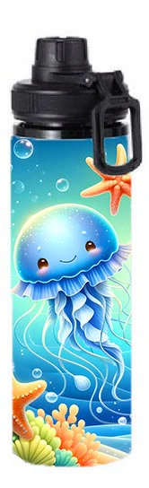 Kids - Under the Sea Design on Tumbler, Can, Flask, or Water bottle - Image 6