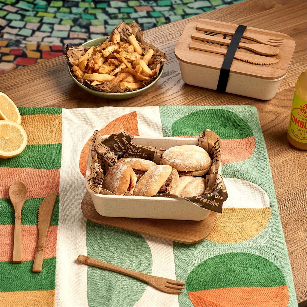 Kooshty Natura Plus Bamboo Fibre Lunch Box Set - Image 10