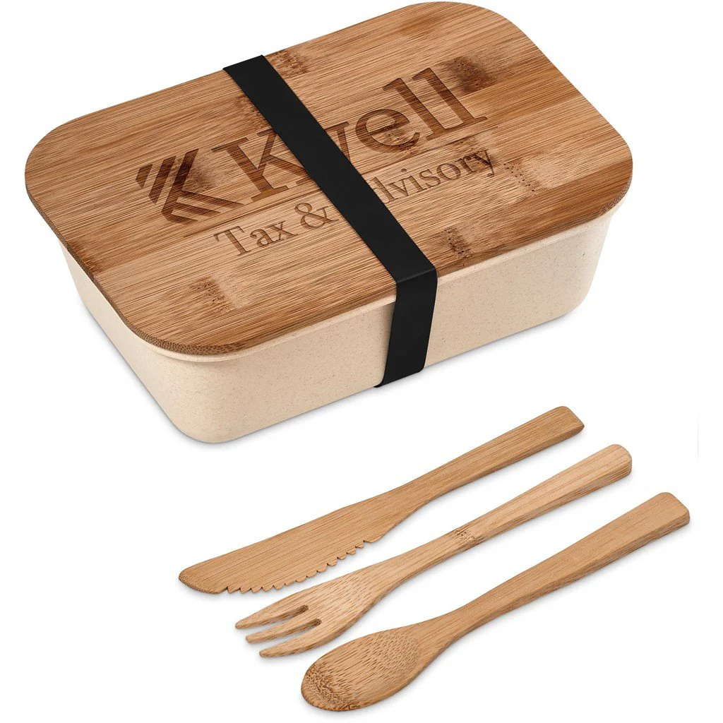 Kooshty Natura Plus Bamboo Fibre Lunch Box Set - Image 11