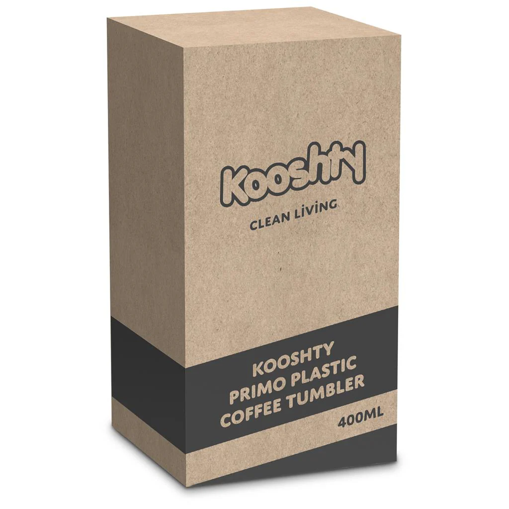 Kooshty Primo Plastic Coffee Tumbler - 400ml - Image 2