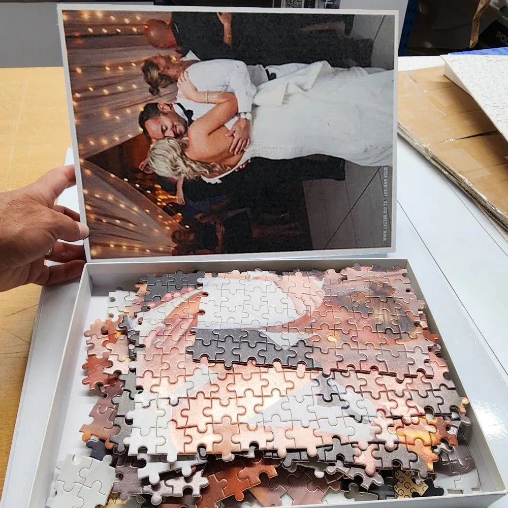 Large Custom Jigsaw Photo Puzzle -1314 PIECES with hearts! - Image 5