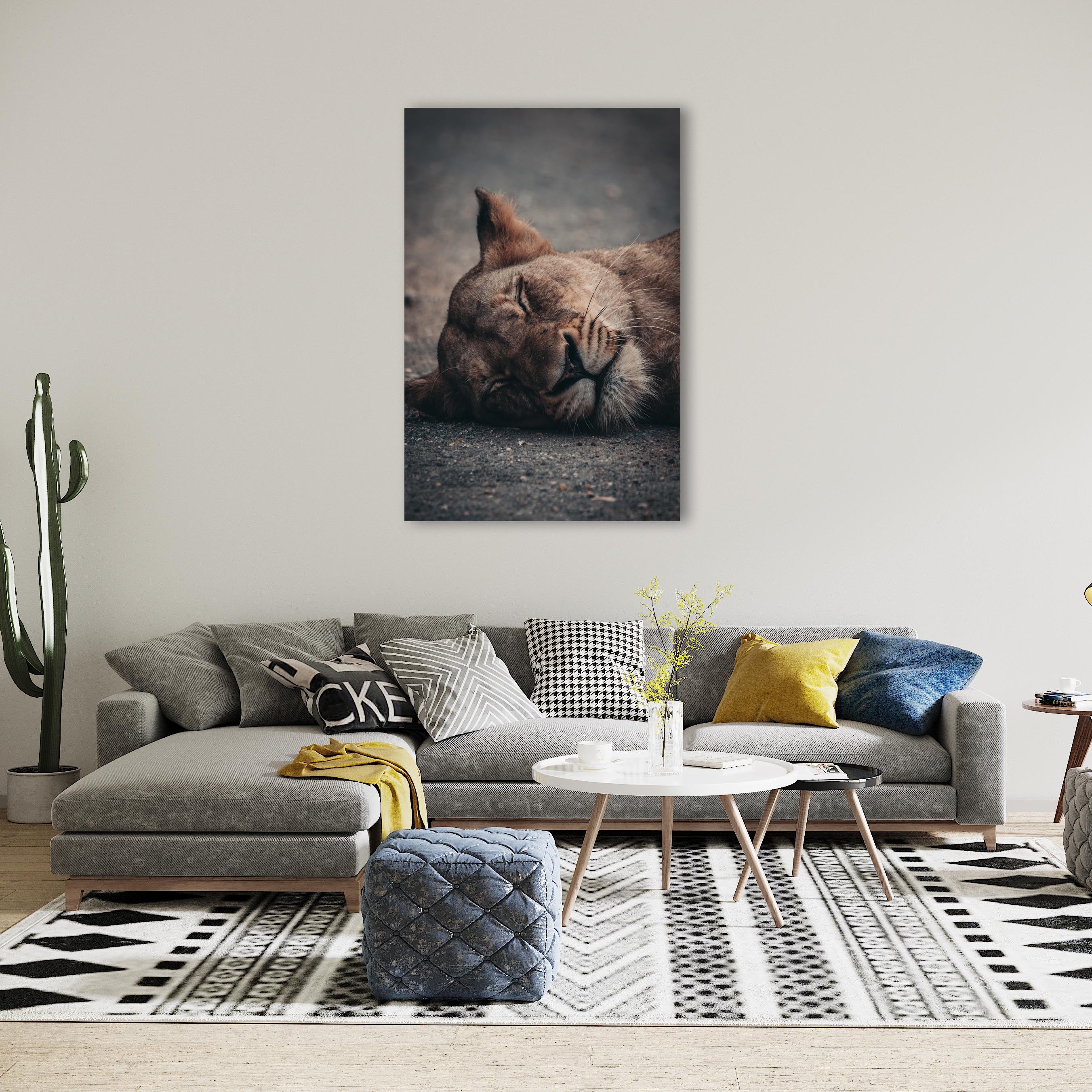 Lion Print: 7