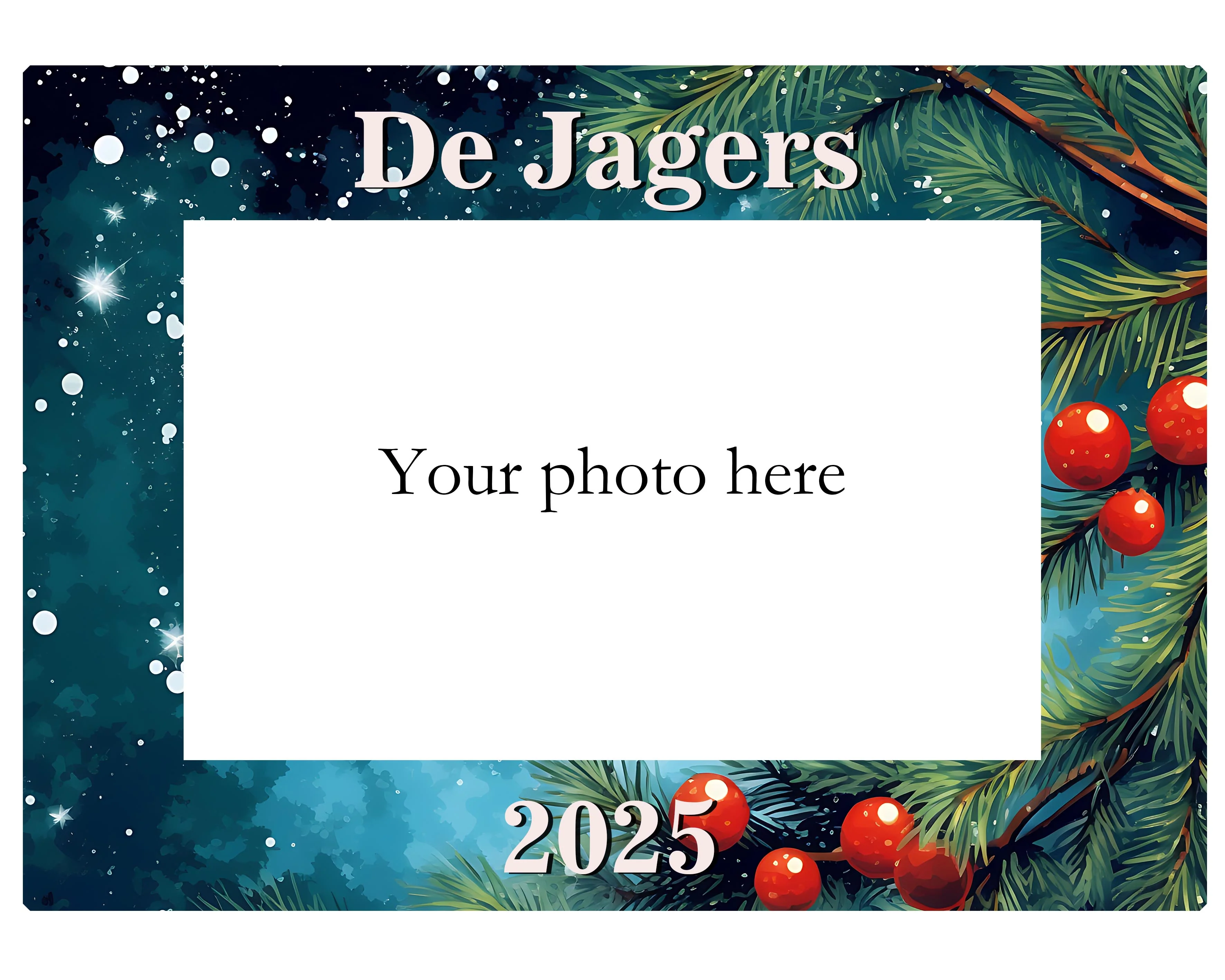 Magnetic Photo Frames for Fridge- Christmas theme 3 (Pack of 4) - Image 2