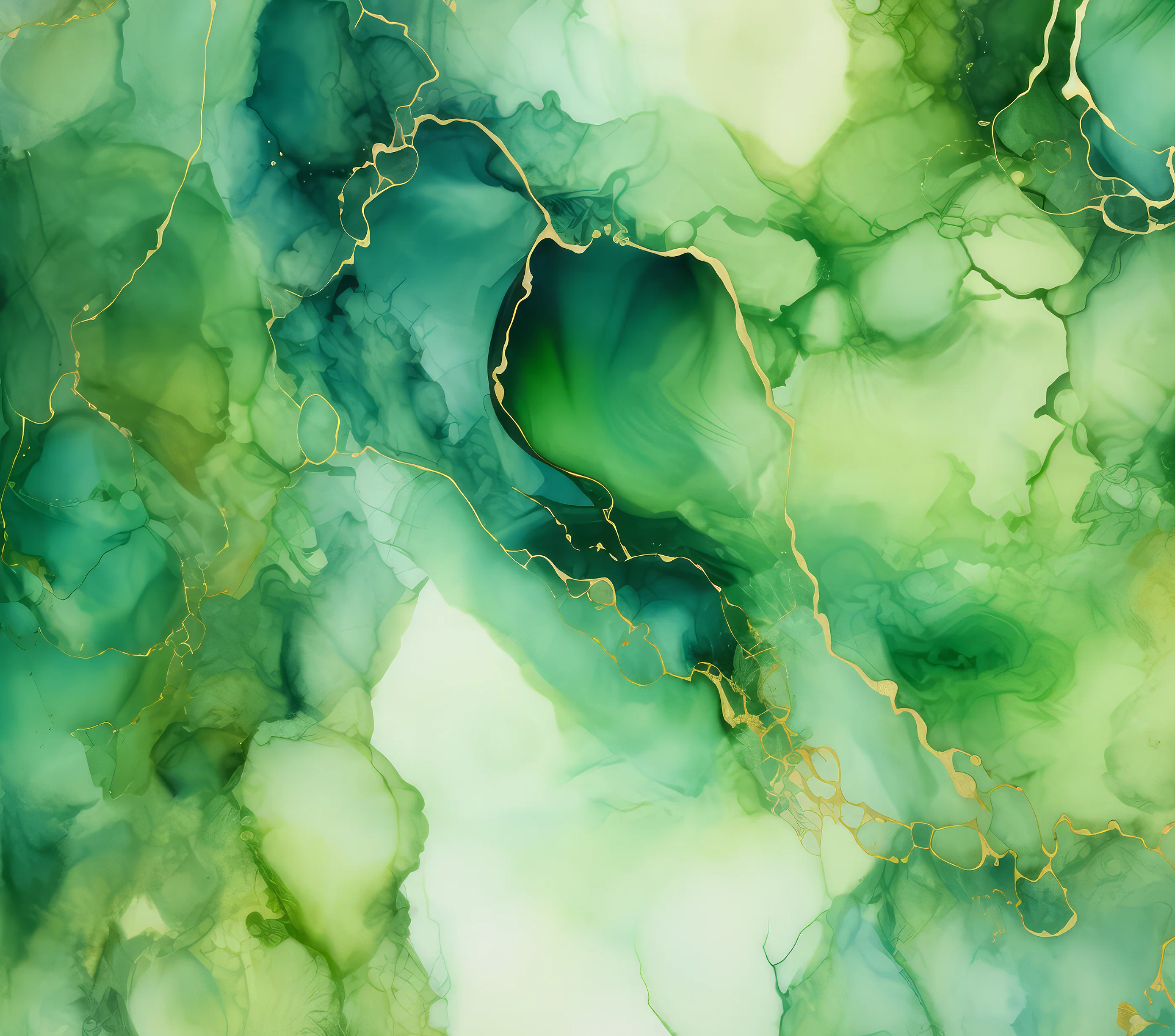 Marble - Green Marble Design on Tumbler, Can, Flask, or Water bottle - Image 2