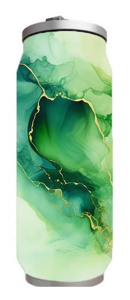 Marble - Green Marble Design on Tumbler, Can, Flask, or Water bottle - Image 4
