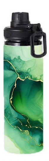 Marble - Green Marble Design on Tumbler, Can, Flask, or Water bottle - Image 6