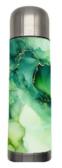 Marble - Green Marble Design on Tumbler, Can, Flask, or Water bottle - Image 7