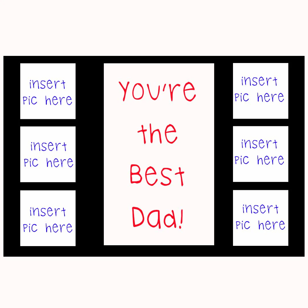 Father's Day: Memory Collage