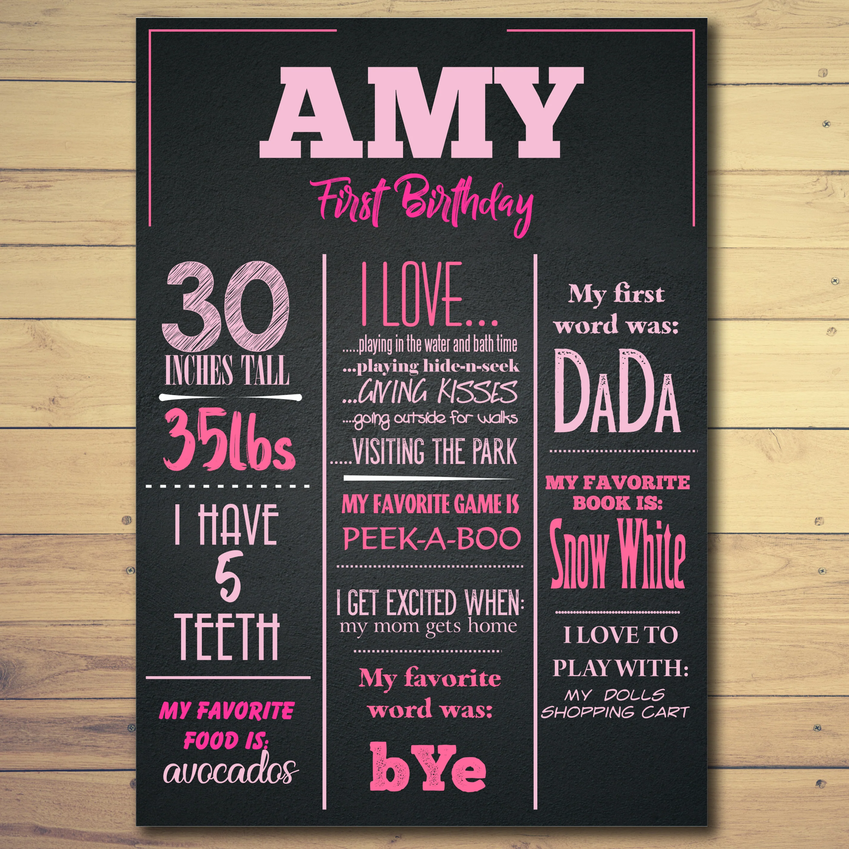 Personalised Milestone Boards - Image 3