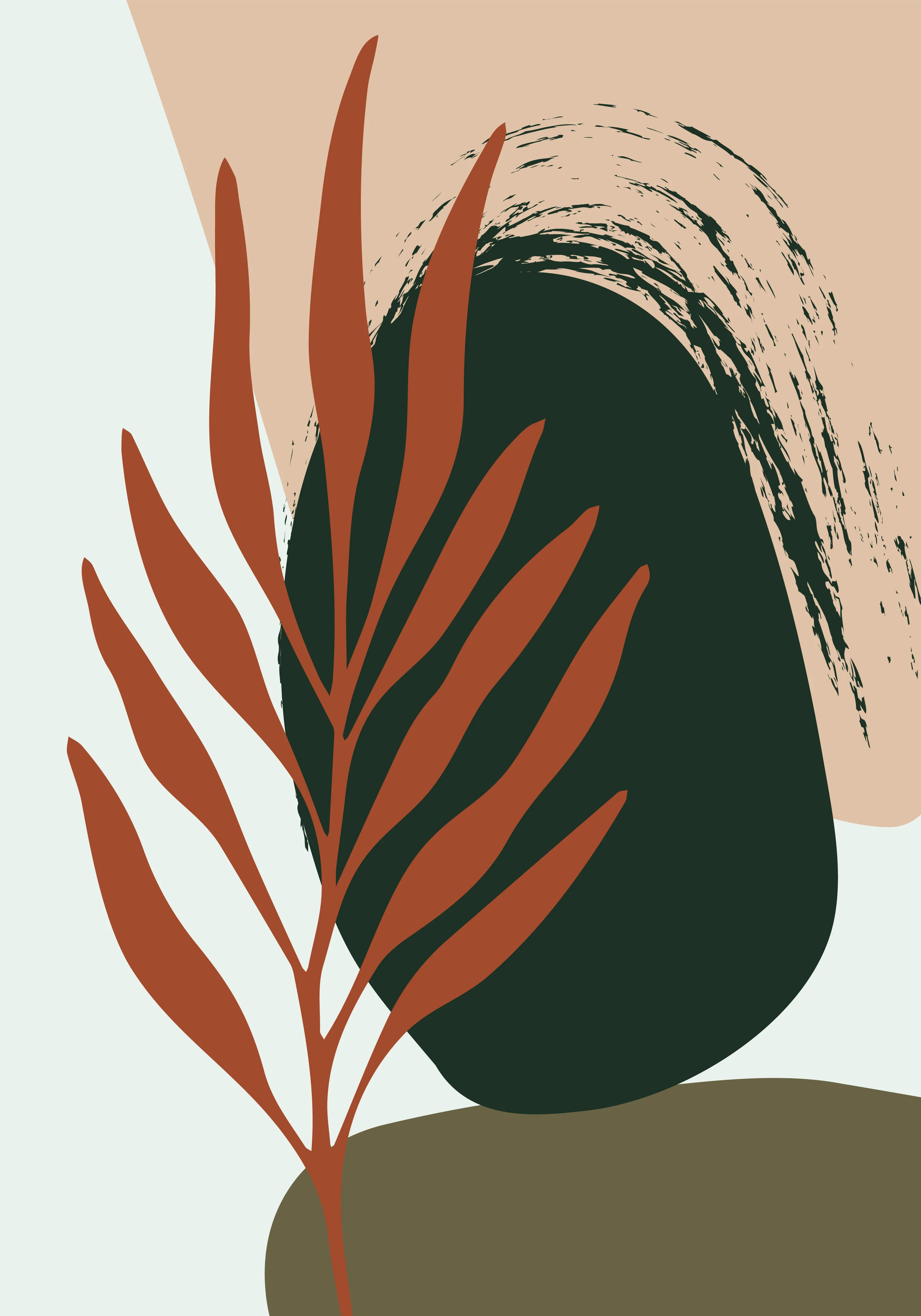 Minimalist Mid Century Wall Art - Image 3