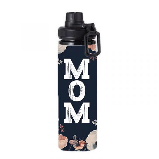 Mom - Floral Mom Design on Tumbler, Can, Flask, or Water bottle - Image 6