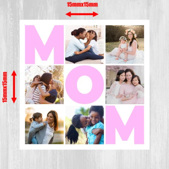 Mom Photo Fridge Magnet (Pack of 2) - Image 2