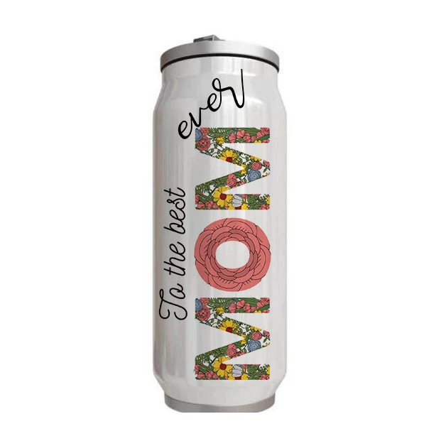 Mom - Ta The Best Mom Ever Design on Tumbler, Can, Flask, or Water bottle - Image 4