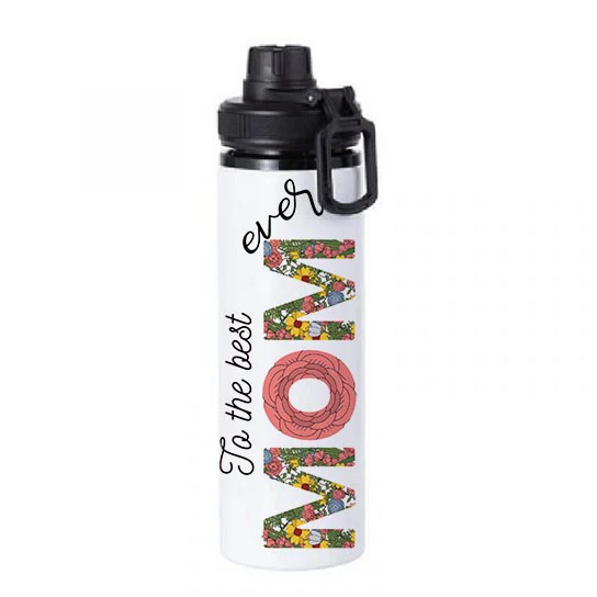 Mom - Ta The Best Mom Ever Design on Tumbler, Can, Flask, or Water bottle - Image 6