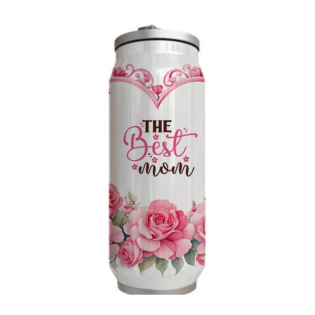 Mom - The Best Mom Design on Tumbler, Can, Flask, or Water bottle - Image 4