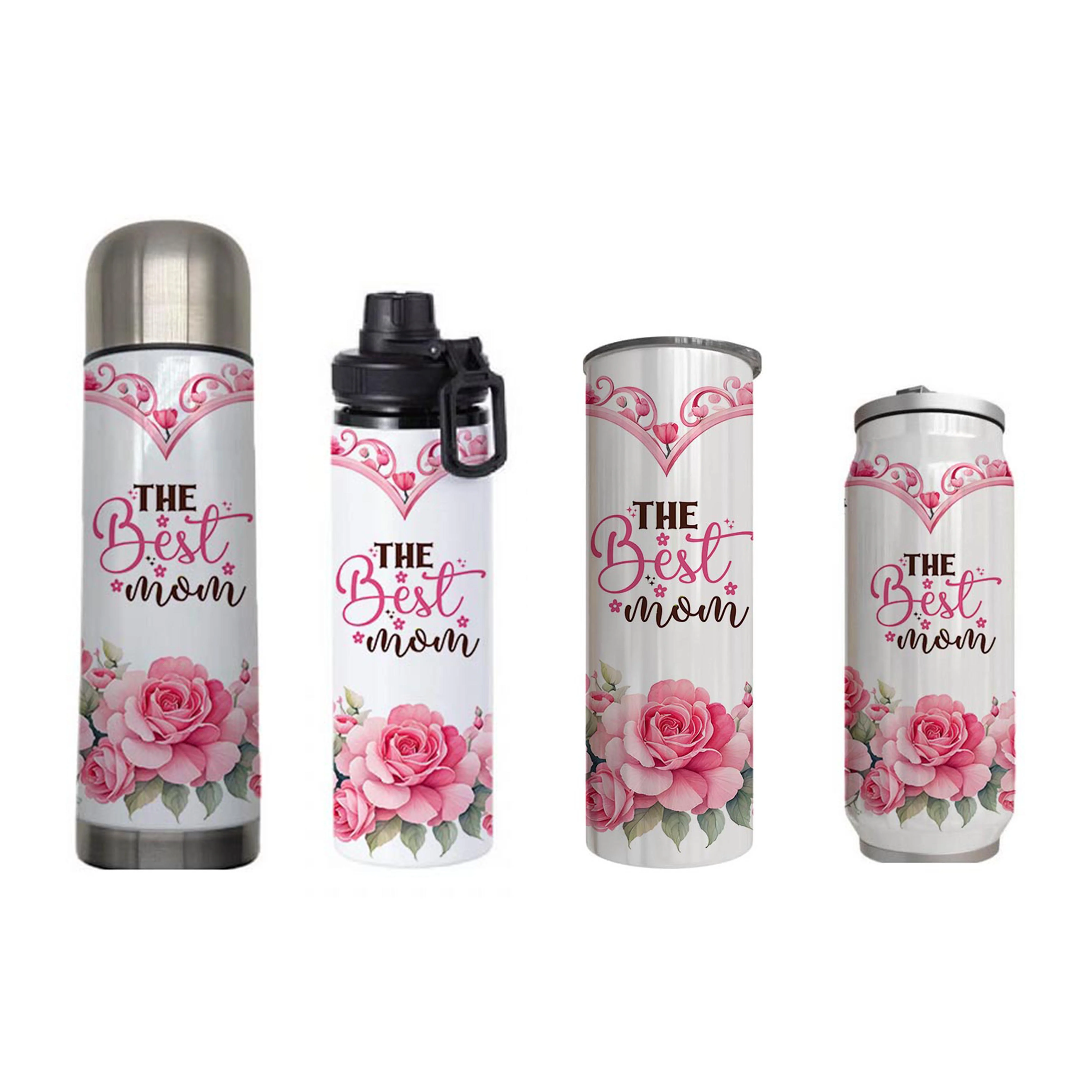 Mom - The Best Mom Design on Tumbler, Can, Flask, or Water bottle - Image 7