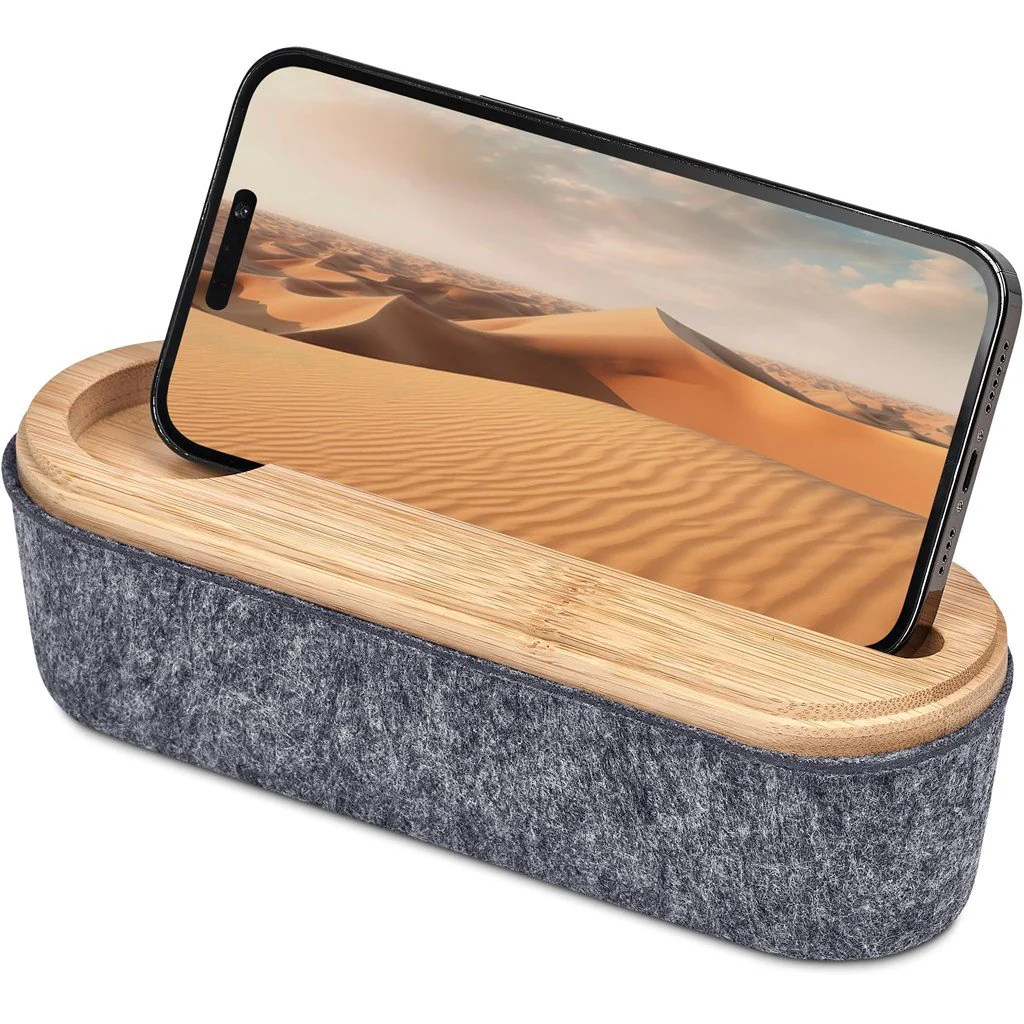 Okiyo Byoga Recycled PET Felt & Bamboo Stationery Case - Image 15