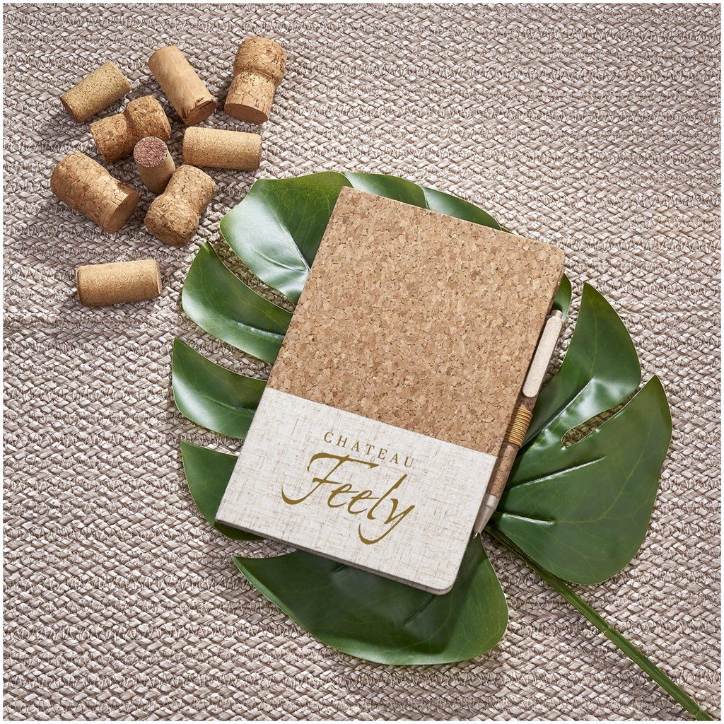 Okiyo Cardon Cork Notebook & Pen Set - Image 10