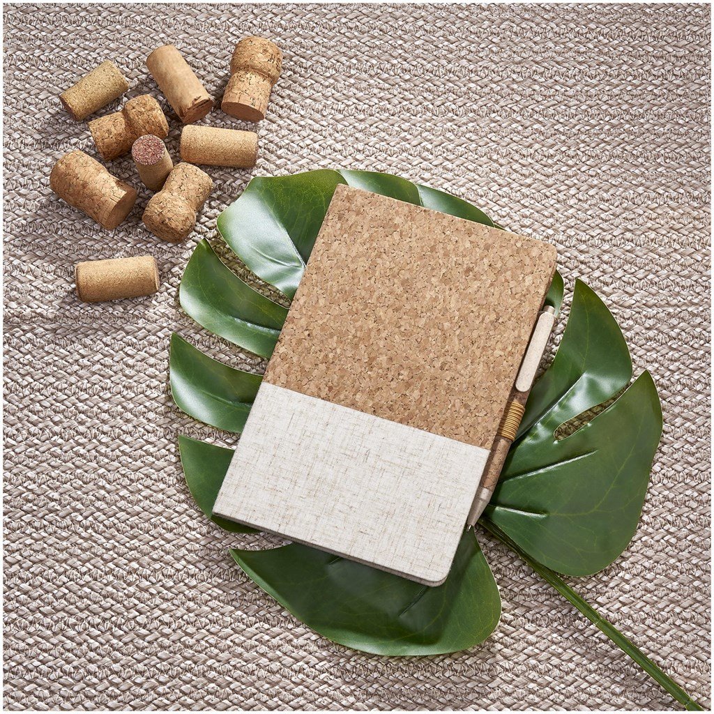 Okiyo Cardon Cork Notebook & Pen Set - Image 5