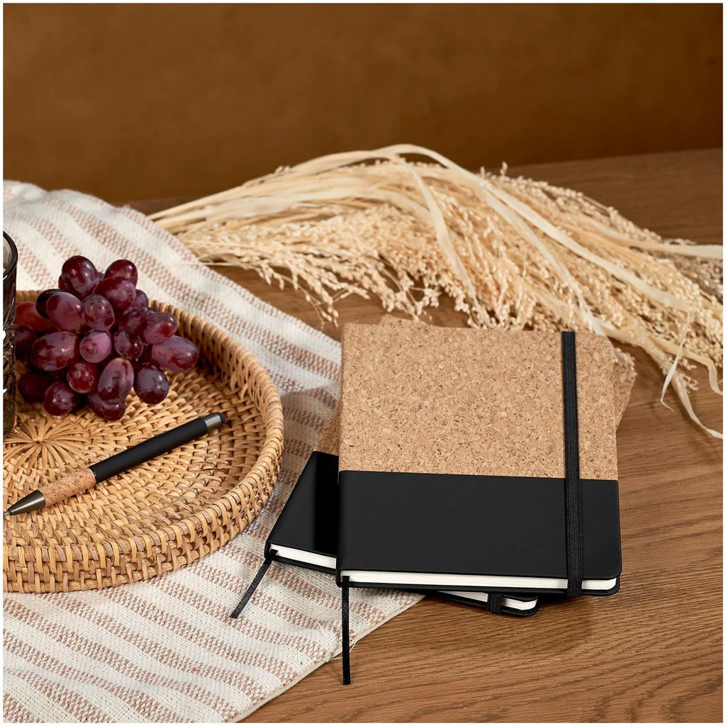Okiyo Denki Cork A5 Hard Cover Notebook - Image 4