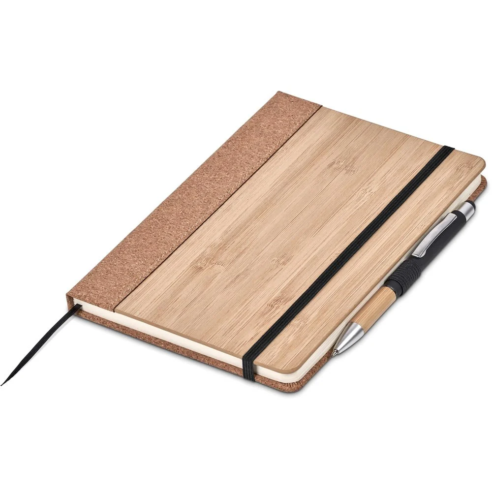 Okiyo Eri Bamboo & Cork Notebook & Pen Set - Image 15