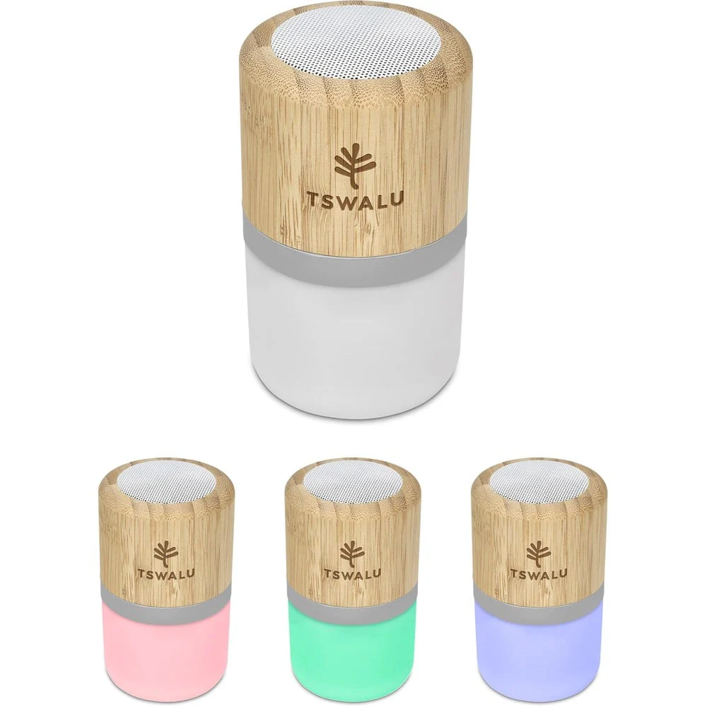 Okiyo Heiwa Bamboo Bluetooth Speaker & Night Light - Image 11