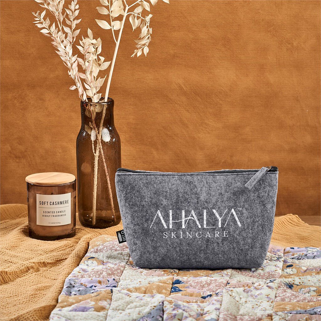 Okiyo Kesho Recycled PET Felt Accessory Bag - Image 9