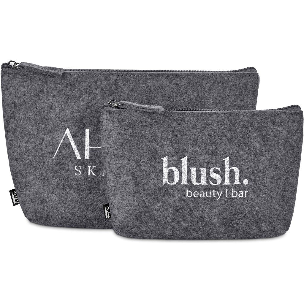 Okiyo Kesho Recycled PET Felt Mini Cosmetic Bag - Image 11