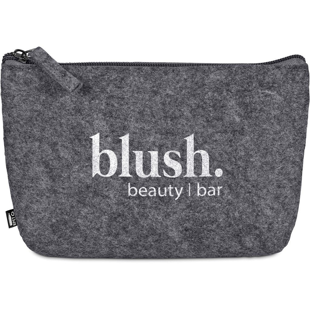 Okiyo Kesho Recycled PET Felt Mini Cosmetic Bag - Image 6