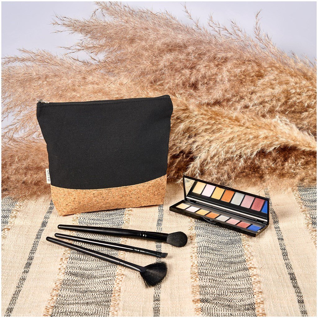 Okiyo Koruku Cork & Cotton Cosmetic Bag - Image 2