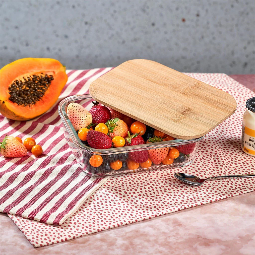 Okiyo Moshi Glass & Bamboo Lunch Box - Image 3