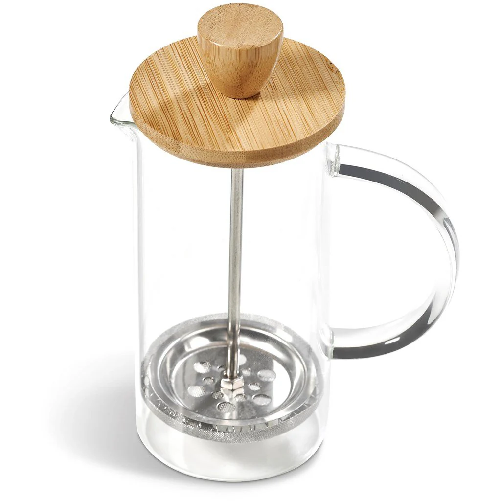 Okiyo Osu Glass & Bamboo Coffee Plunger - 350ml - Image 7