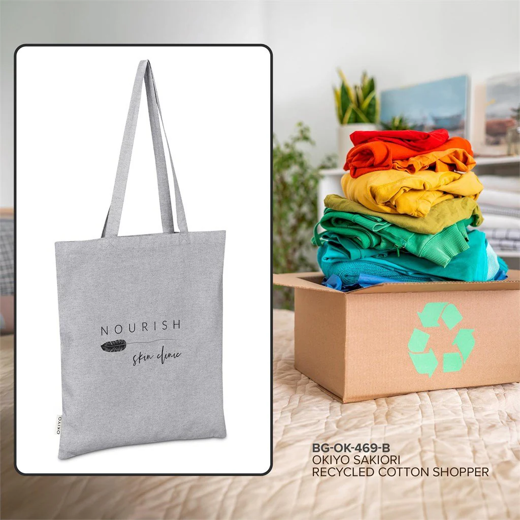 Okiyo Sakiori Recycled Cotton Shopper - Image 5