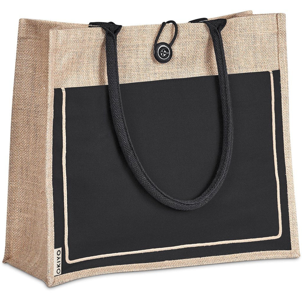 Okiyo Umi Jute & Cotton Tote - Image 3