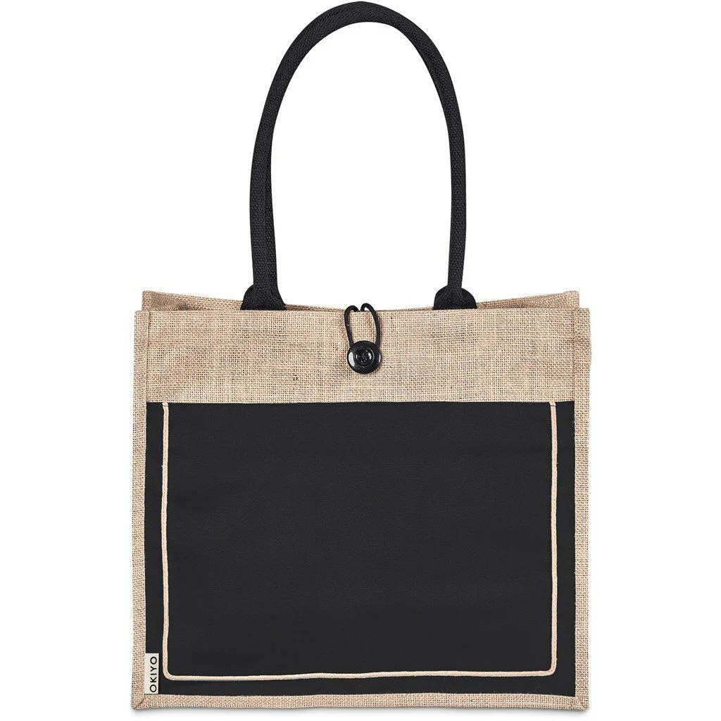 Okiyo Umi Jute & Cotton Tote - Image 4