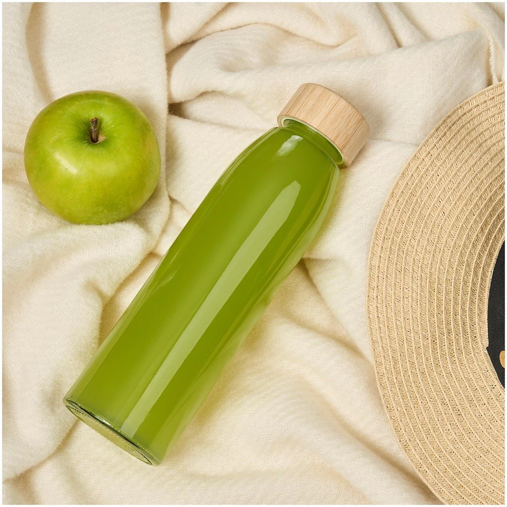 Okiyo Wabi-Sabi Glass Water Bottle - 500ml - Image 12