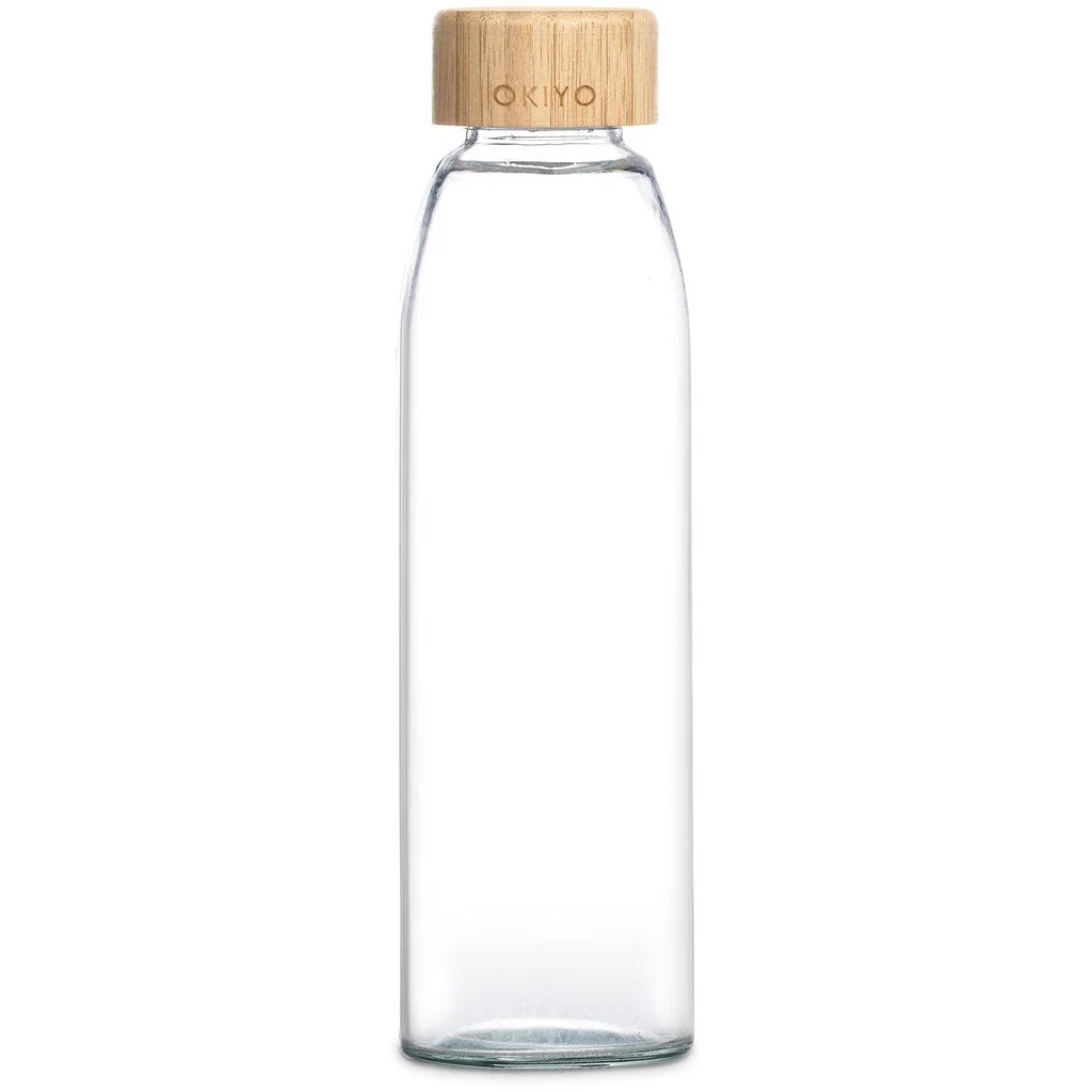 Okiyo Wabi-Sabi Glass Water Bottle - 500ml - Image 4
