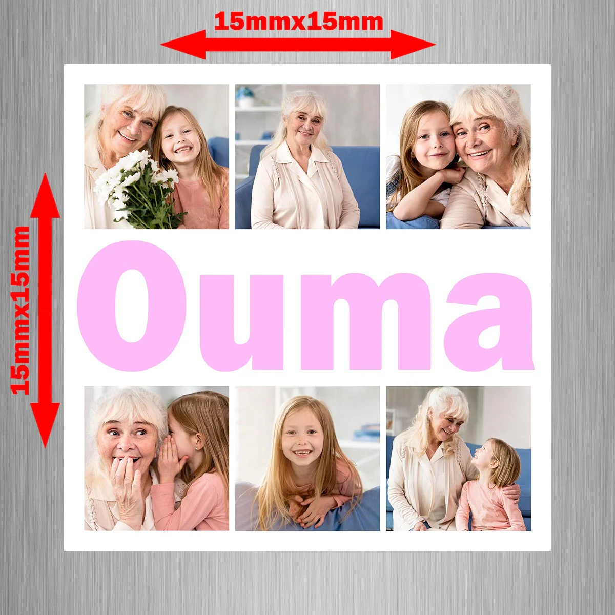 Ouma Photo Fridge Magnet (Pack of 2) - Image 3