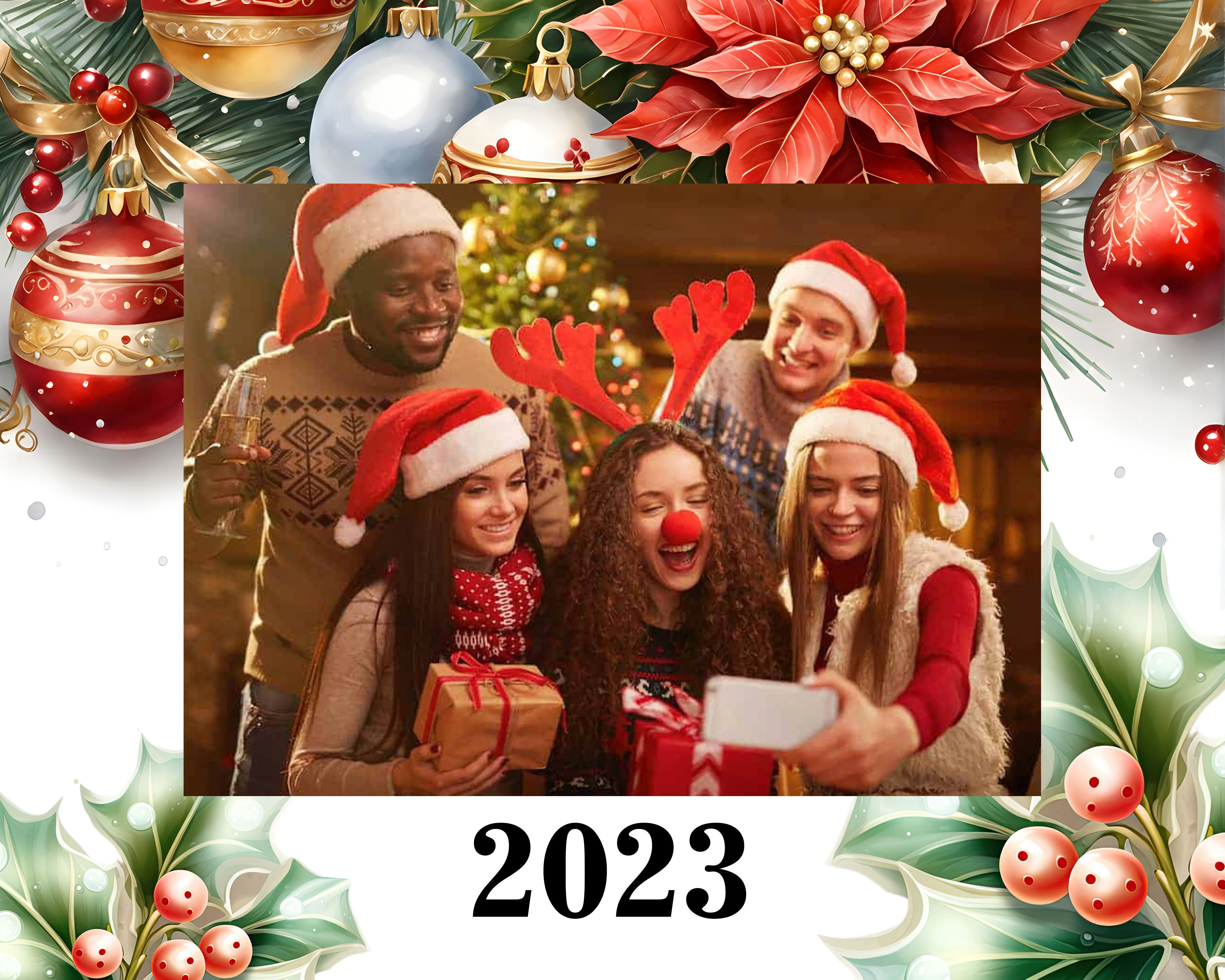 Personalised Christmas Mouse pad (3) - Image 2