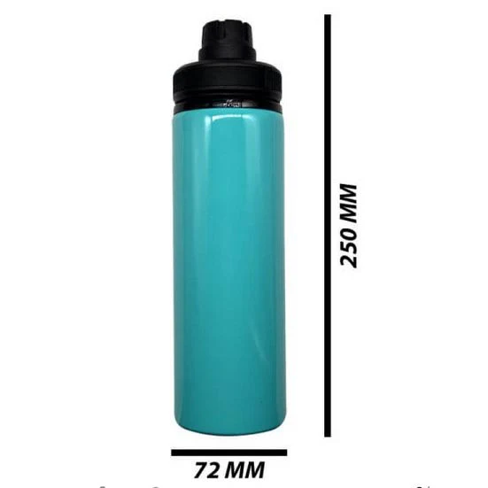 Personalised Green Aluminium 850ml water bottle - Image 6