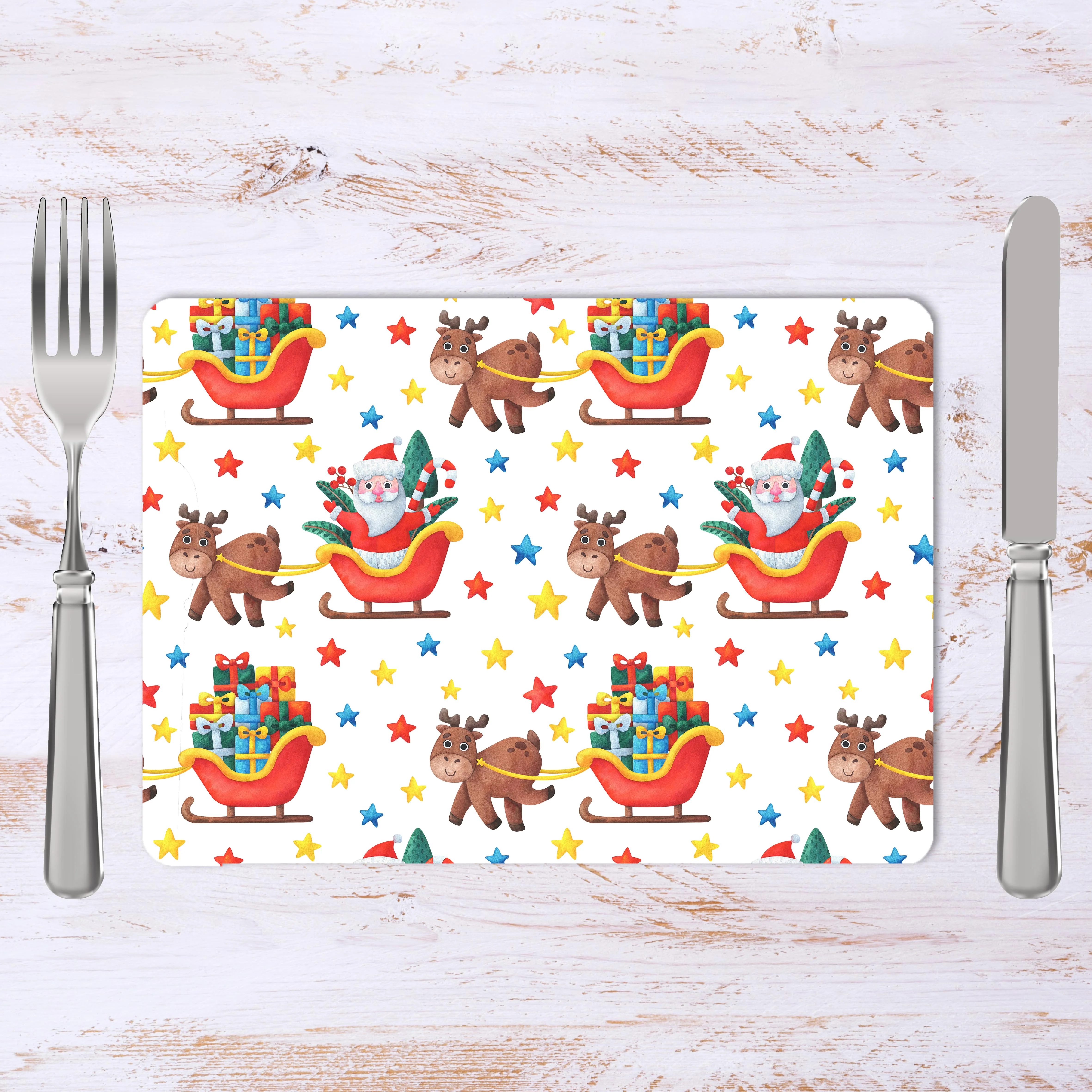 Personalised Placemats - Christmas Theme (30X40CM) - Image 2