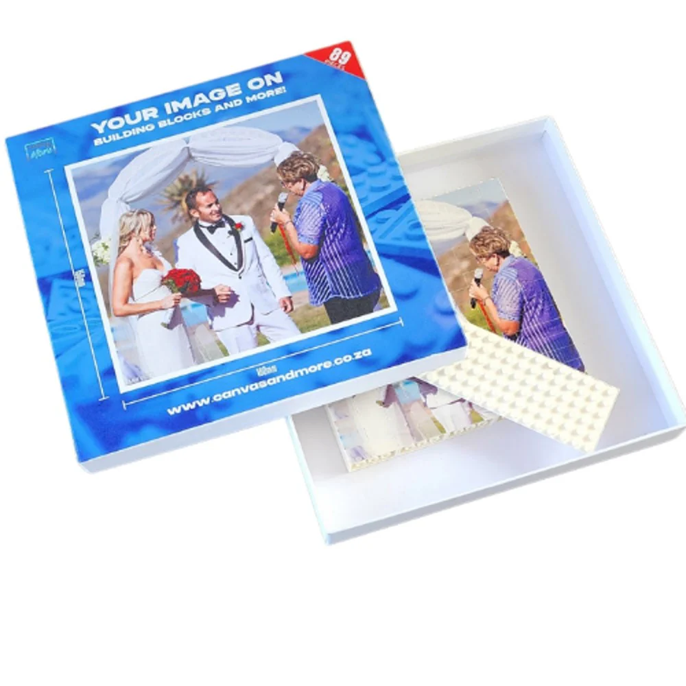 Personalized Photo Plastic Building Block Brick Wall Puzzle - Image 5