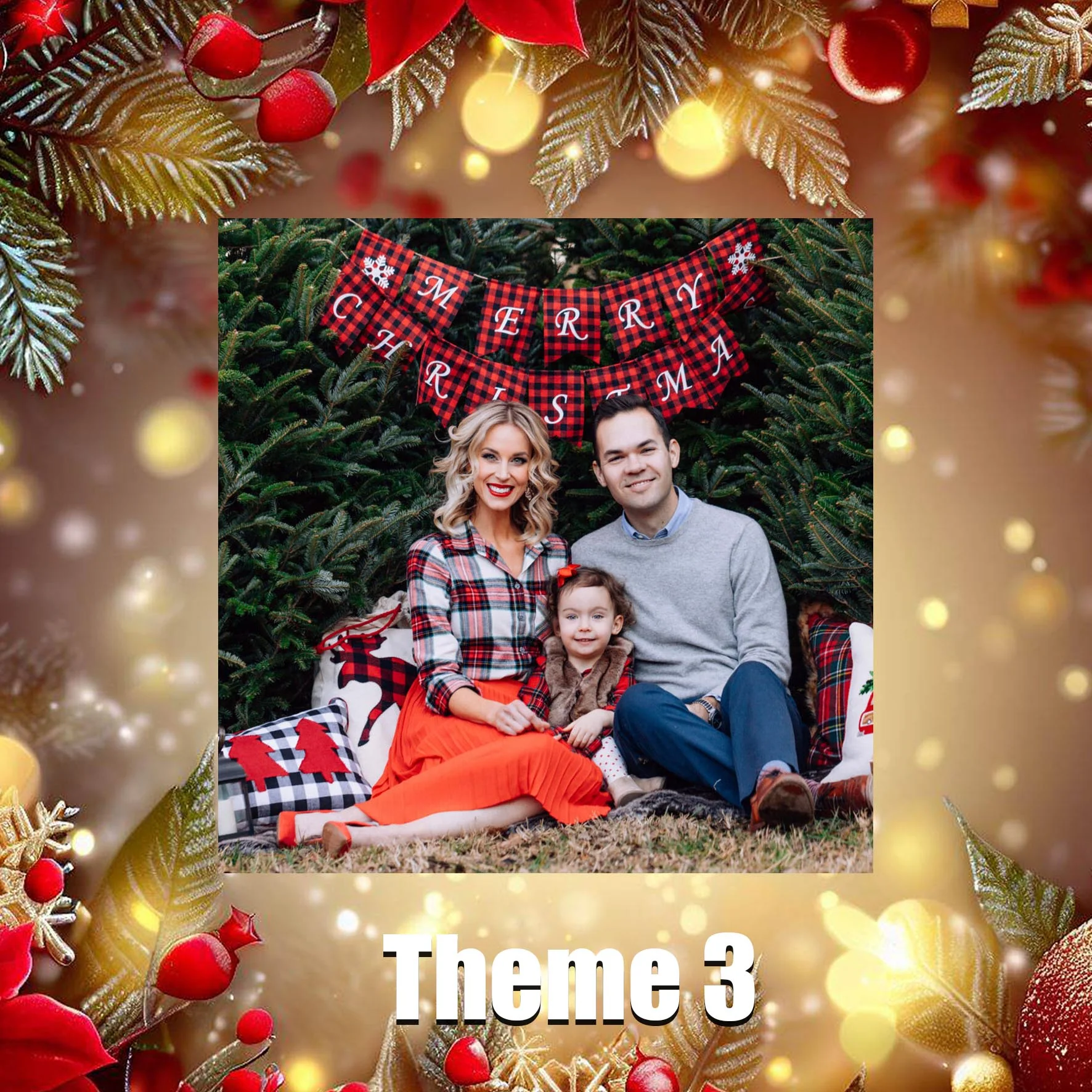 Personalized Christmas Coasters - MDF - Image 4