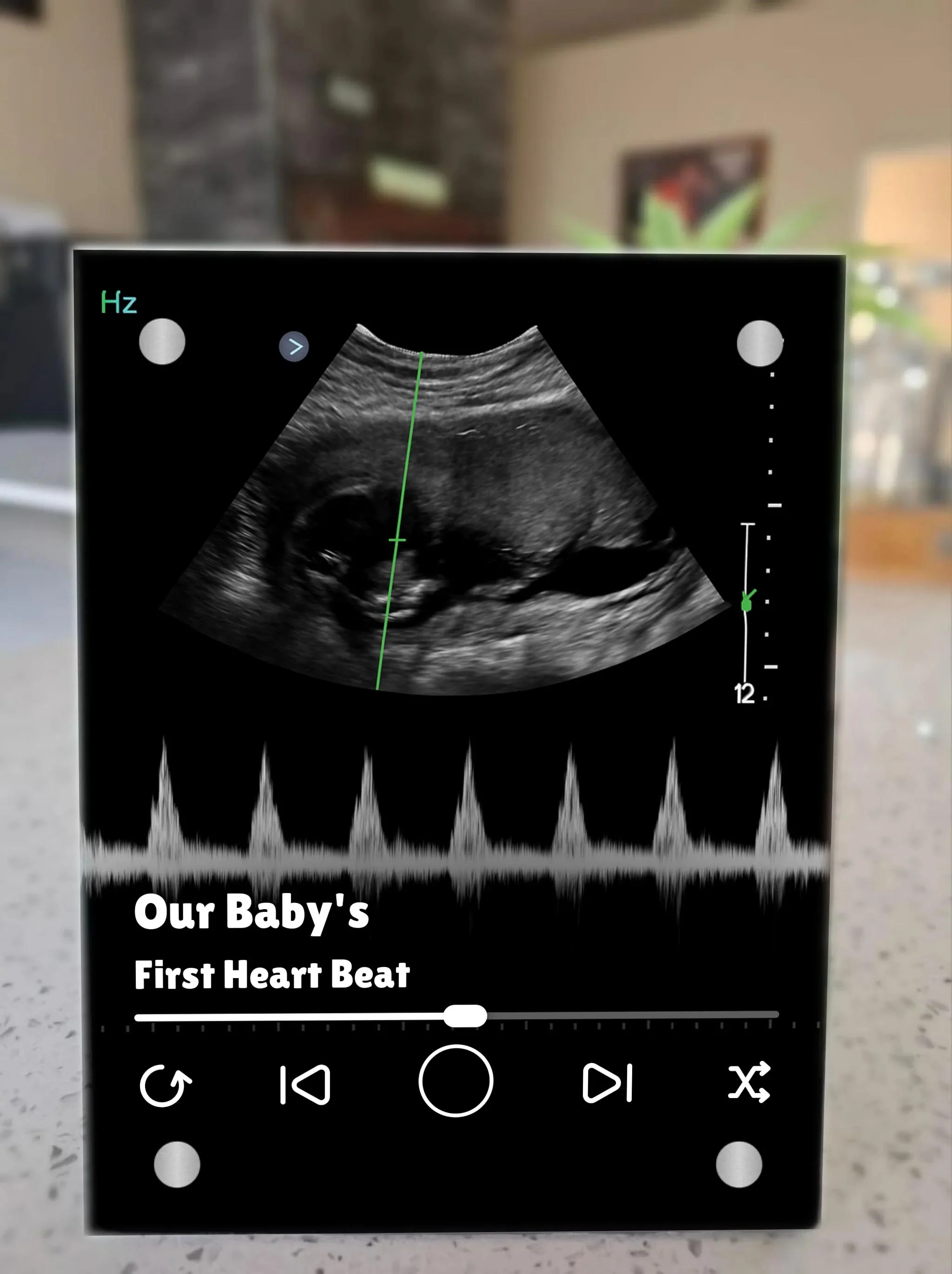 Personalized Musical Photo Display Stand (Baby Heartbeat Keepsake) -Ideal Gift! - Image 10