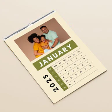Personalised Photo Wall Flip Calendar - A3 Size - Image 5