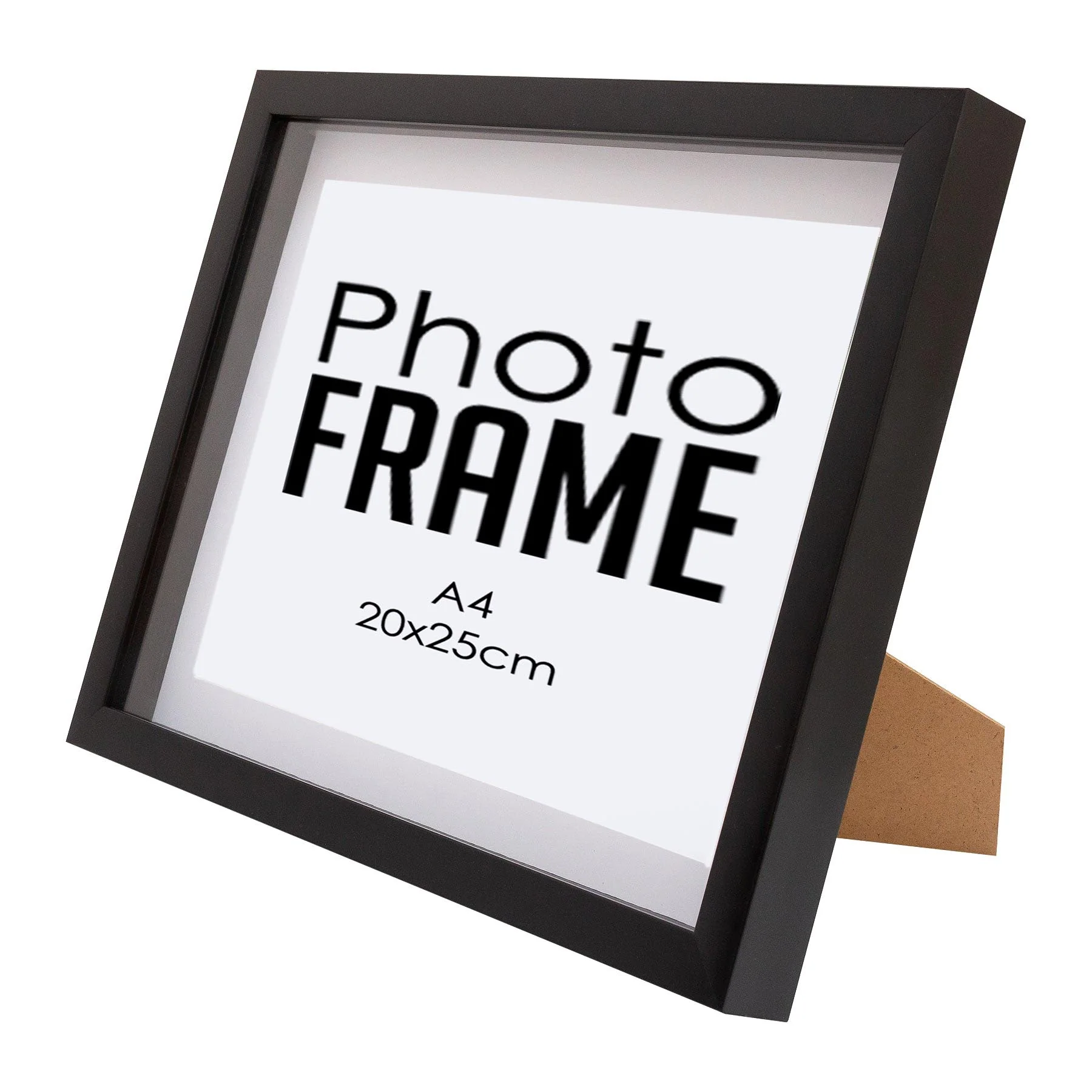 Photo Frame - A4 21x30cm - Shadow Box - Black/White Photo Frame (FRAME ONLY) - Image 5